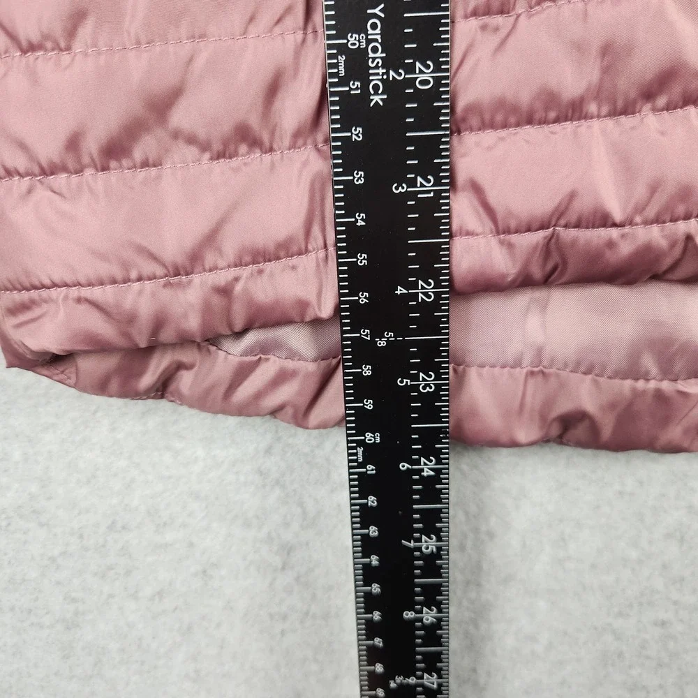 Swiss‎ Alps Kids M 8/10 Quilted Puffer Jacket Dusty Rose Sherpa Lined